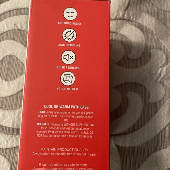 Mueller EZ Relief Migraine Cap, Unisex, Cold/Hot, One Size Fits Most, Black NEW - Picture 5 of 5